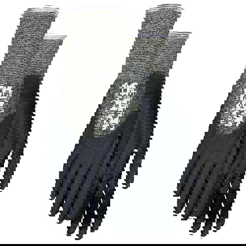 Cut-Resistant Gloves: Size M, ANSI Cut 4, Polyvinylchloride